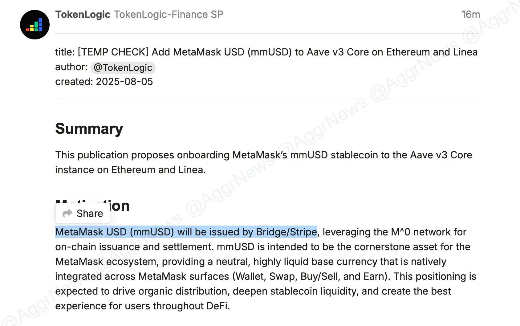 MetaMask与Stripe拟合作推出稳定币mmUSD MetaMask与Stripe拟合作推出稳定币mmUSD