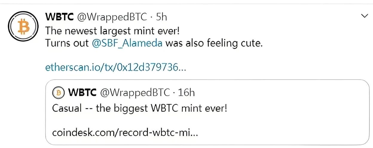 WBTC铸币激增揭示DeFi对比特币的深度需求
